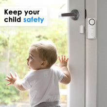 Load image into Gallery viewer, Onvis Security Sensor CS2, Apple HomeKit over Thread, 4-in-1 Wireless Door Window Contact Sensor, Alarm System, Thermometer, Hygrometer for Smart Home Automation