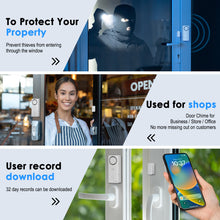 Load image into Gallery viewer, Onvis Security Sensor CS2, Apple HomeKit over Thread, 4-in-1 Wireless Door Window Contact Sensor, Alarm System, Thermometer, Hygrometer for Smart Home Automation