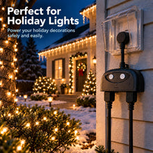 Load image into Gallery viewer, Onvis Outdoor Smart Plug, Matter Over Thread, Matter Energy Monitoring, IP65