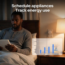 Load image into Gallery viewer, Onvis Smart Plug with Matter Energy Monitoring, Matter Over Thread, App & Voice Control, timers and automations (1 Pack)