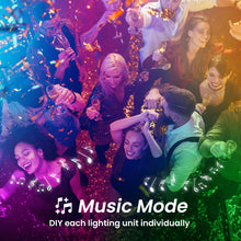 Load image into Gallery viewer, Onvis Smart RGBIC Multicolor LED Light Strip Works with Apple HomeKit, Siri Voice Control, 2M (6.6ft) Painting Music Sync, 2.4G WiFi ONLY, No Hub Required