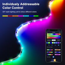 Load image into Gallery viewer, Onvis Smart Led Strip Lights Works with Apple HomeKit, Siri, 5M (16.4ft), Segmented DIY, Music Sync, 2.4G WiFi Wireless, iOS Only (Unsealed)