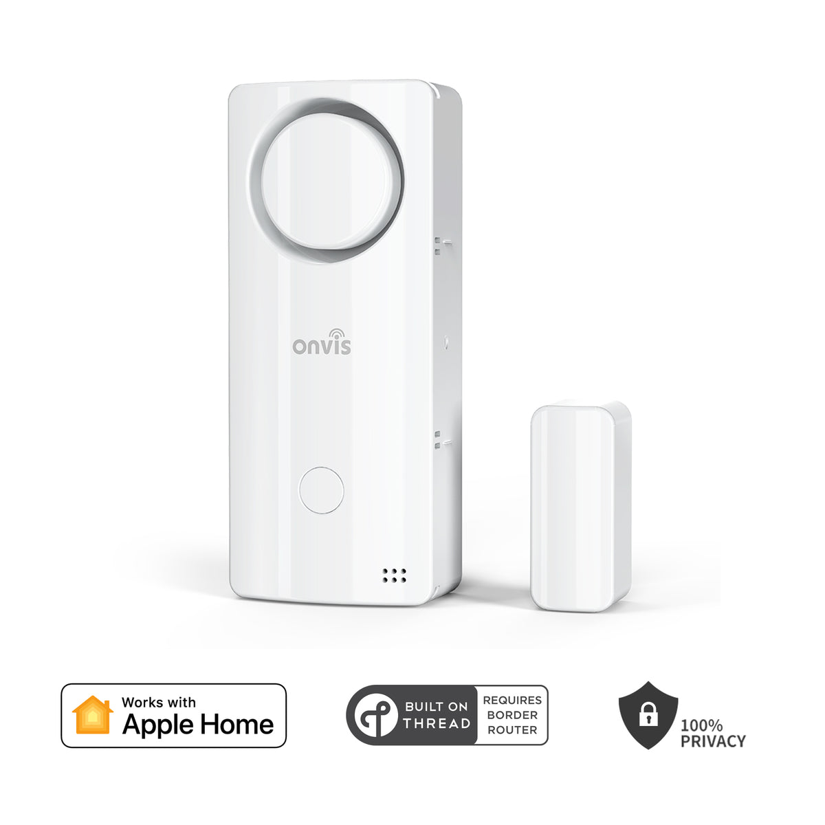 Onvis Security Sensor CS2, Apple HomeKit over Thread, 4-in-1 Wireless