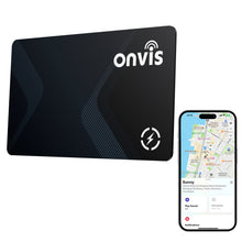 Load image into Gallery viewer, [Apple MFi Certified] Onvis AirTag Card, Item Finder Works with Apple Find My (iOS Only), Bluetooth 5.3, IP68 Waterproof, Smart Locator for Wallets, Passport, 5 Years Battery Life
