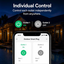 Load image into Gallery viewer, Onvis Outdoor Smart Plug, Matter Over Thread, Matter Energy Monitoring, IP65
