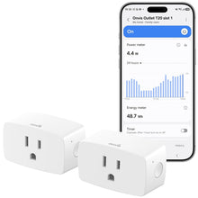 Load image into Gallery viewer, Onvis Smart Plug with Matter Energy Monitoring, Matter Over Thread, App &amp; Voice Control, timers and automations (1 Pack)
