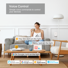 Load image into Gallery viewer, Onvis Smart Plug S4, Matter over Thread, 15A/1800W Max, Works with Apple Home, Alexa,  Google Home &amp; SmartThings
